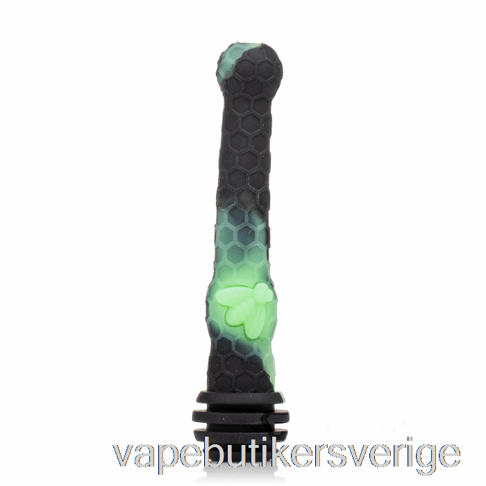 Vape Sverige Stratus Honungsdoppare Silikon Dab Halm Svart / Uv Slime (svart / Uv Grönt)